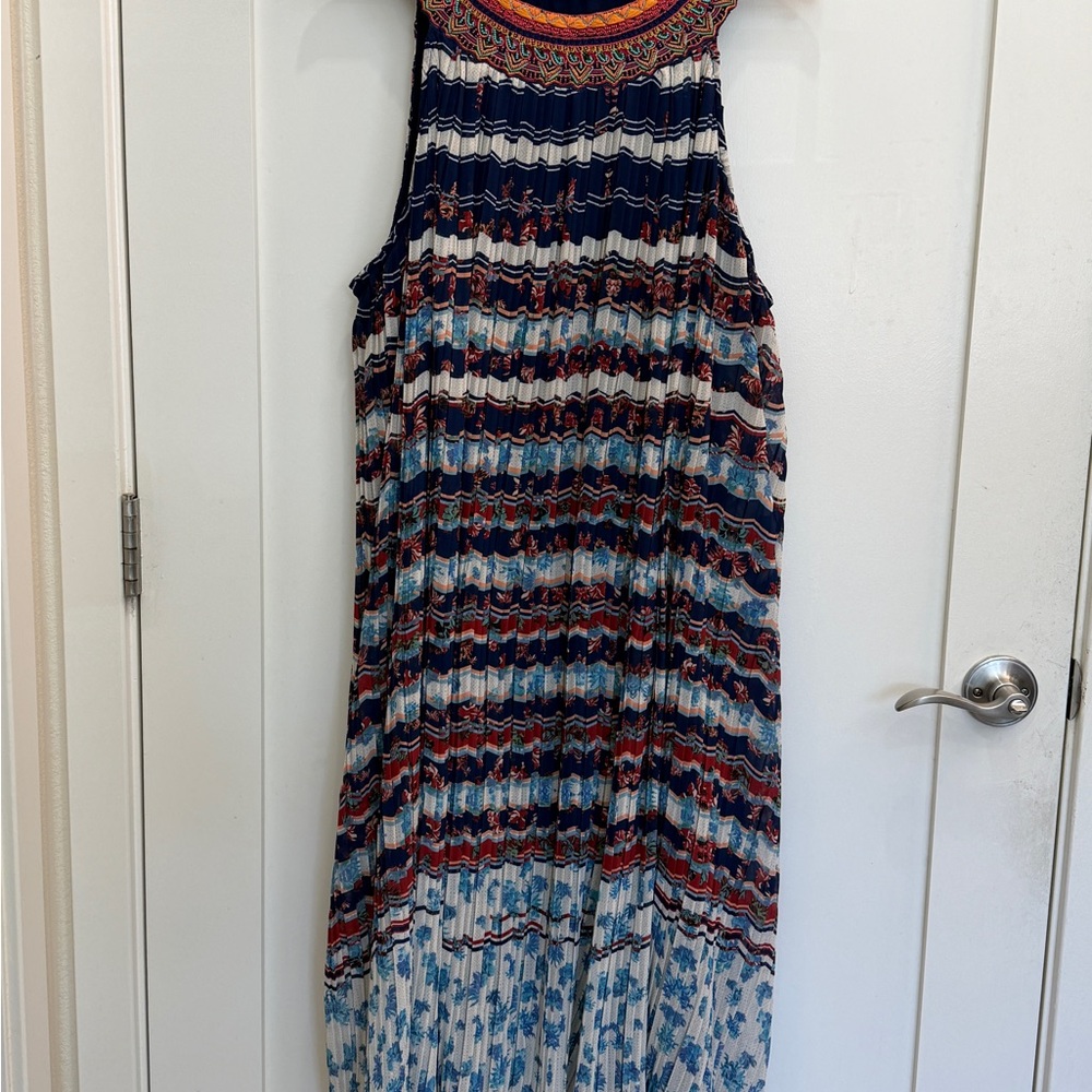 Anthropologie Bhanuni Jyoti multicolor Temara Shift Dress XL